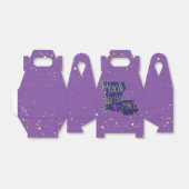 Mardi Gras Y'all Louisiana State Beads Glitter Bedankdoosjes (Uitgevouwen)