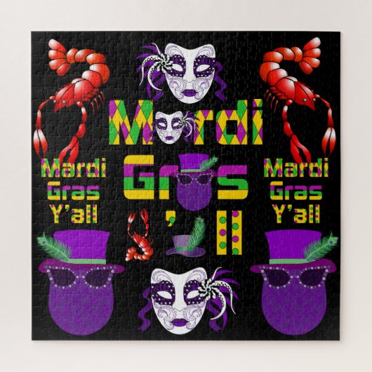Mardi Gras Y'all Thunder_Cove Legpuzzel (Verticaal)