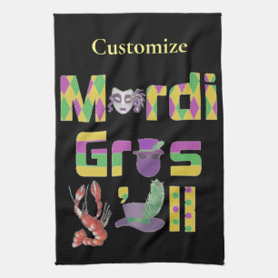Mardi Gras Y'all Thunder_Cove Theedoek