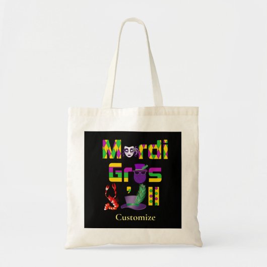 Mardi Gras Y'all Thunder_Cove Tote Bag (Voorkant)