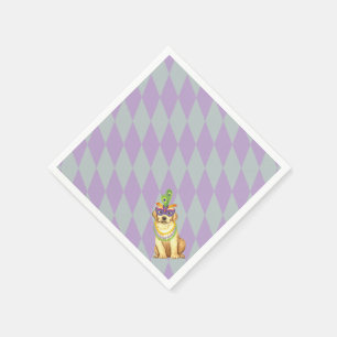 Mardi Gras YellowLab Servet