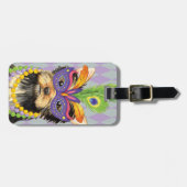 Mardi Gras Yorkie Bagagelabel (Voorkant horizontaal)