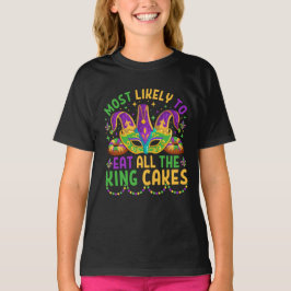 Mardi Gras Zal Vermoedelijk Alle King Cake Opeten T-shirt