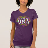 Mardi Gras zit in mijn DNA modern ingewikkeld T-shirt (Voorkant)