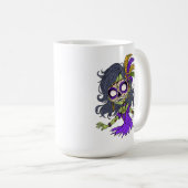 Mardi Gras Zombie Koffiemok (Voorkant rechts)