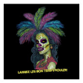 Mardi Gras Zombie Perfect Poster (Voorkant)