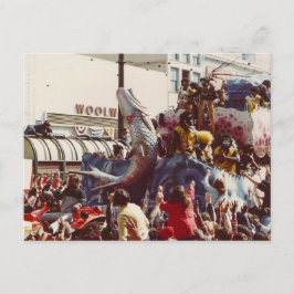 Mardi Gras Zulu Float Briefkaart