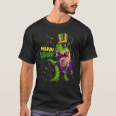 Mardi Grasaurus Mardi Gras Trex Dinosaur Mardi Gra T-shirt (Voorkant)