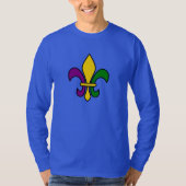 Mardi grass fleur-de-lys t-shirt (Voorkant)