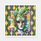 Mardi Grass Party Servet (Voorkant)