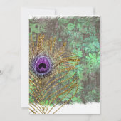 Mardi GrasTropical Birthday Party Invitation Kaart (Achterkant)