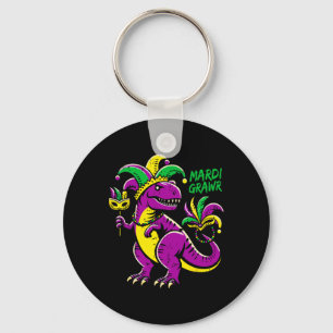 Mardi Grawr Dino T-rex Outfit Jongens Kinderen Peu Sleutelhanger