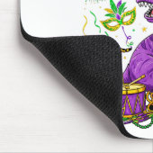 Mardi Grawr Rex Dinosaur Grappig Ontwerp Muismat (Hoek)