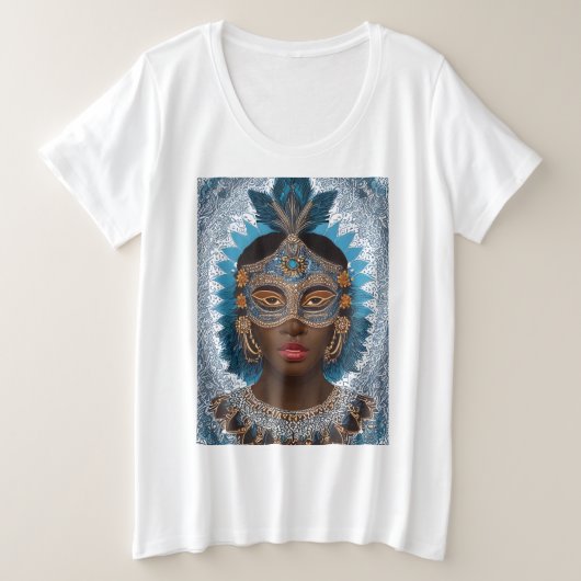 Mardi Grote Maat T-shirt (Design voorkant)