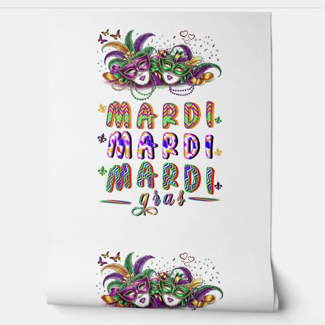 Mardi Mardi Mardi Gras Behang (Afrollen)