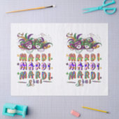 Mardi Mardi Mardi Gras Tissuepapier (Craft)
