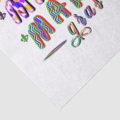 Mardi Mardi Mardi Gras Tissuepapier (Detail)
