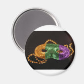 Mardi Party Magneet (Voorkant / Achterkant)