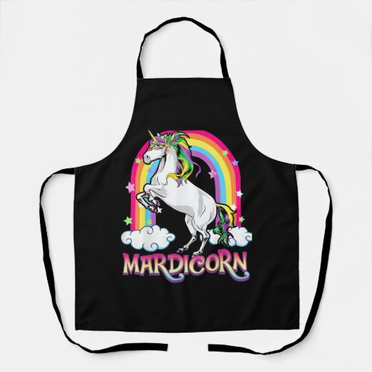 Mardicorn Rainbow Unicorn Jester Schort (Voorkant)