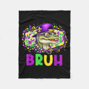 Mardigator alligator bruh carnavalskostuum tieners fleece deken