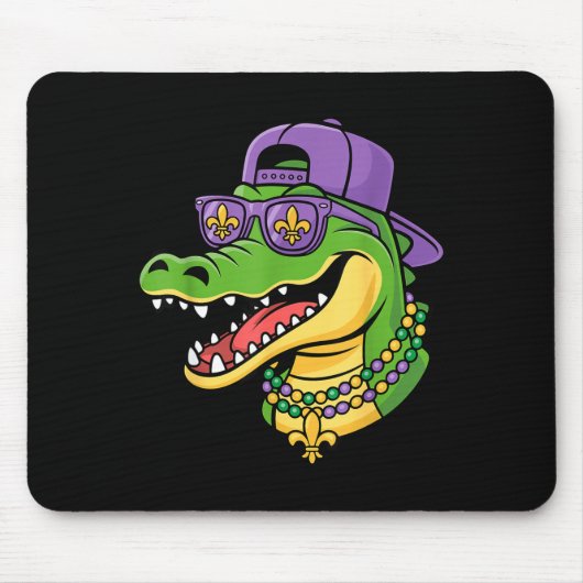 Mardigator Alligator Carnaval Kostuum Jongens Muismat (Voorkant)