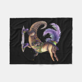 Mardigator Alligator Carnaval Kostuum Mannen Vrouw Fleece Deken (Voorkant (Horizontaal))