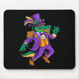 Mardigator Mardi Gras Alligator Kostuum Mannen Kin Muismat