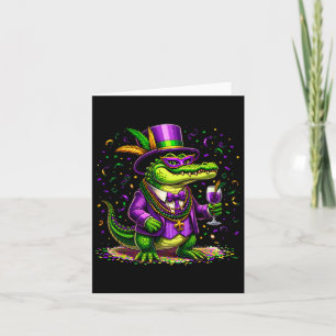 Mardigator Mardi Gras Alligator Kostuum Mannen Vro Kaart