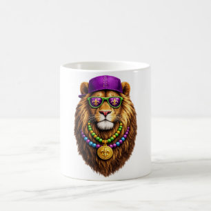Mardigator Mardi Gras Leeuw Kostuum  Mardi Gras Koffiemok