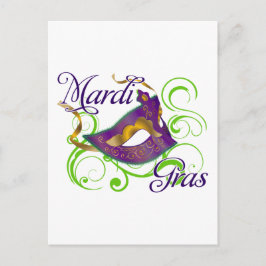 MardiGras Briefkaart