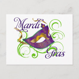 MardiGras Briefkaart