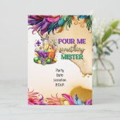 Mardigras Kaart (Staand voorkant)