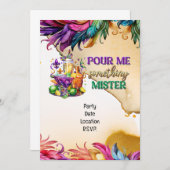 Mardigras Kaart (Voorkant / Achterkant)