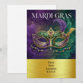 Mardigras Kaart (Voorkant / Achterkant)