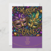 Mardigras Kaart (Voorkant)