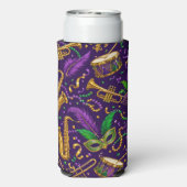 Mardigras seltzer blikjeskoeler (Seltzer Achterkant)