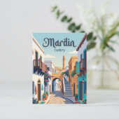 Mardin-steeg Turkije Briefkaart (Staand voorkant)
