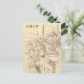 Mardin Turkiye Travel Briefkaart (Staand voorkant)