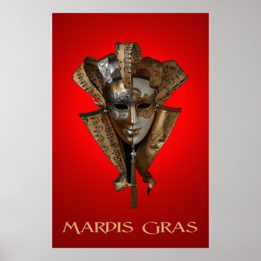 Mardis Gras 36 x 24 Poster (Voorkant)