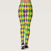 Mardis Gras Harlequin Diamonds Carnival Leggings (Achterkant)