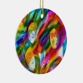 Mardis Gras Keramisch Ornament (Rechts)