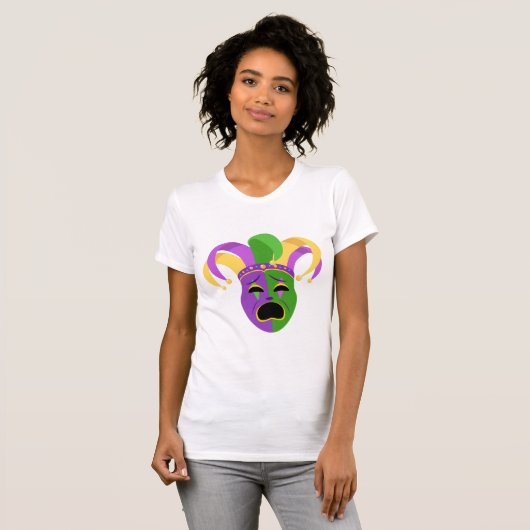 Mardis Gras Mask T-shirt (Voorkant volledig)