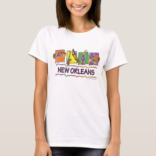 Mardis Gras, Party Guard, New Orleans, T-shirt (Voorkant)