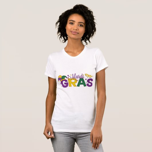 Mardis Gras T-shirt (Voorkant volledig)
