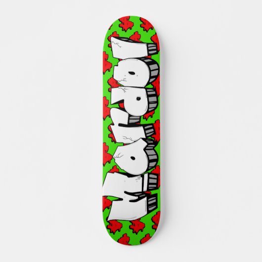 Mardol Graffiti Aangepast aangepast skateboard (Voorkant)