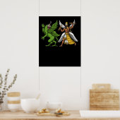 Marduk en Tiamat Poster (Keuken)