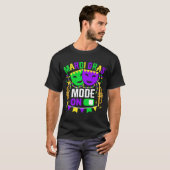 Mardy Gras Mode on Celebration parade Fat Dinsdag T-shirt (Voorkant volledig)
