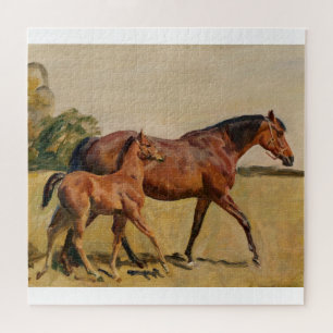 Mare and Foal by Munnings Legpuzzel