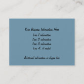 Mare and Foal Fine Art Horse Visitekaartje (Achterkant)