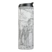 Mare and Foal Thermal Tumbler Thermosbeker (Gedraaid links)